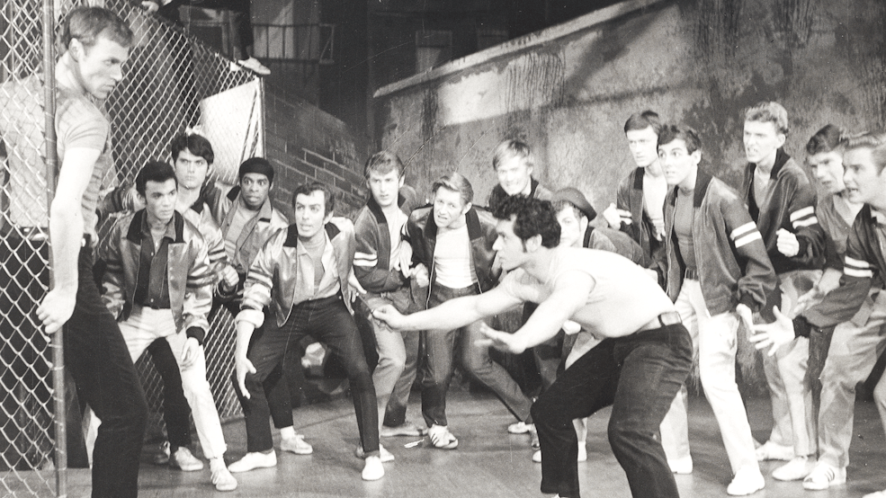 Scene frå West Side Story, 1965.